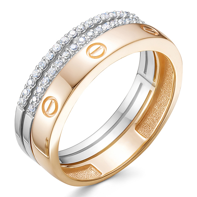 Кольцо, золото, бриллиант, 768-1120